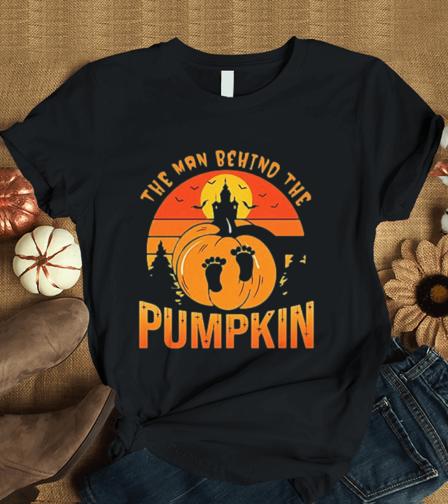 The Man Behind The Pumpkin Halloween 2026 T-Shirt