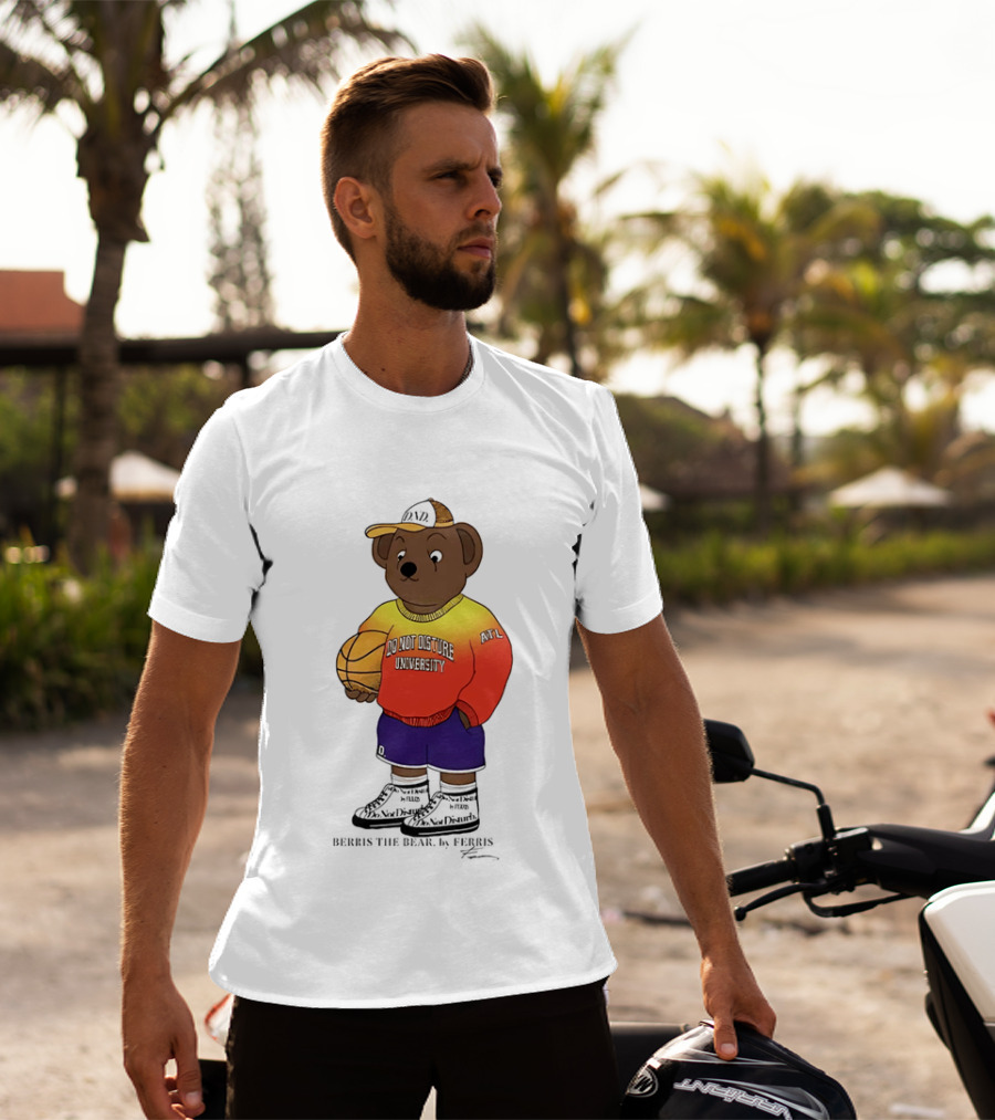 Berris The Bear Basketball Do Not Disturb University Giannis Antetokounmpo T-Shirt