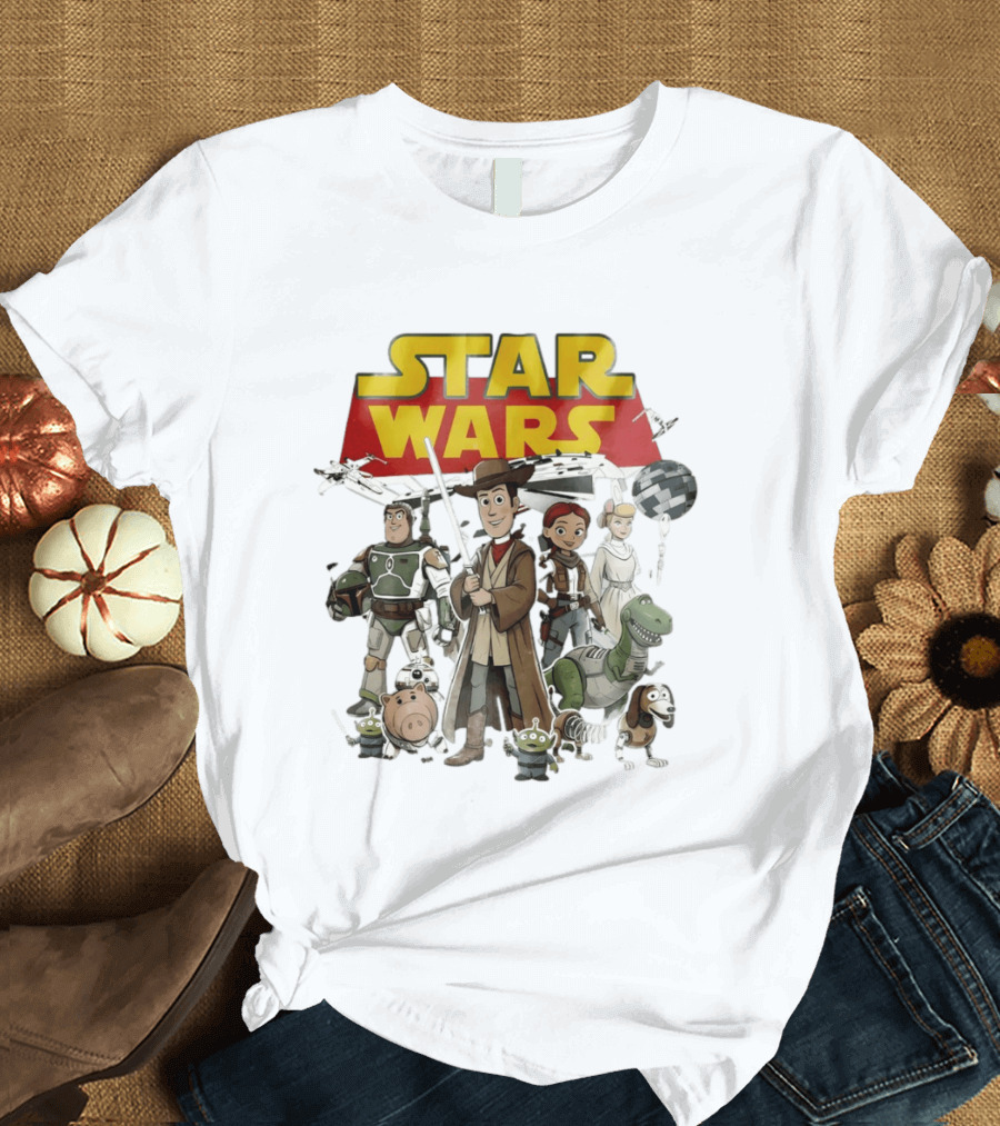 Star Wars Toy Story Mashup Disneyland Family Trip 2026 T-Shirt