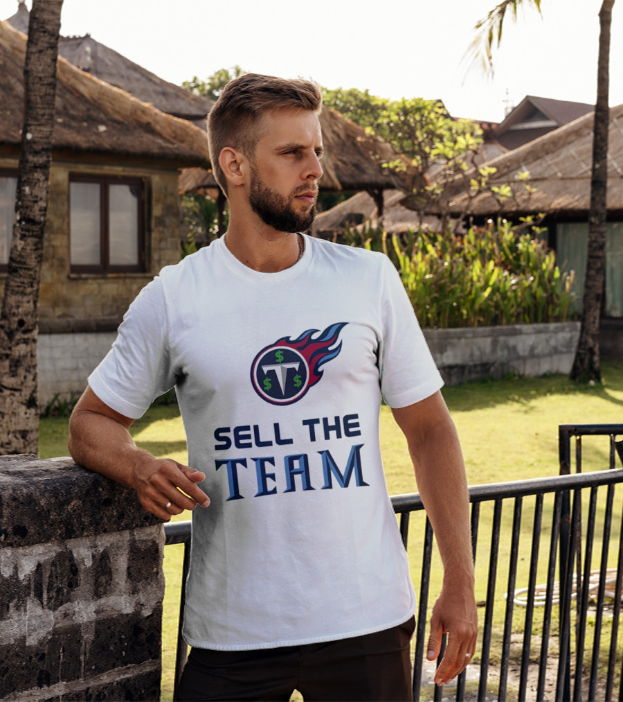 Tennessee Titans Sell The Team Dollar Symbol Flame T-Shirt