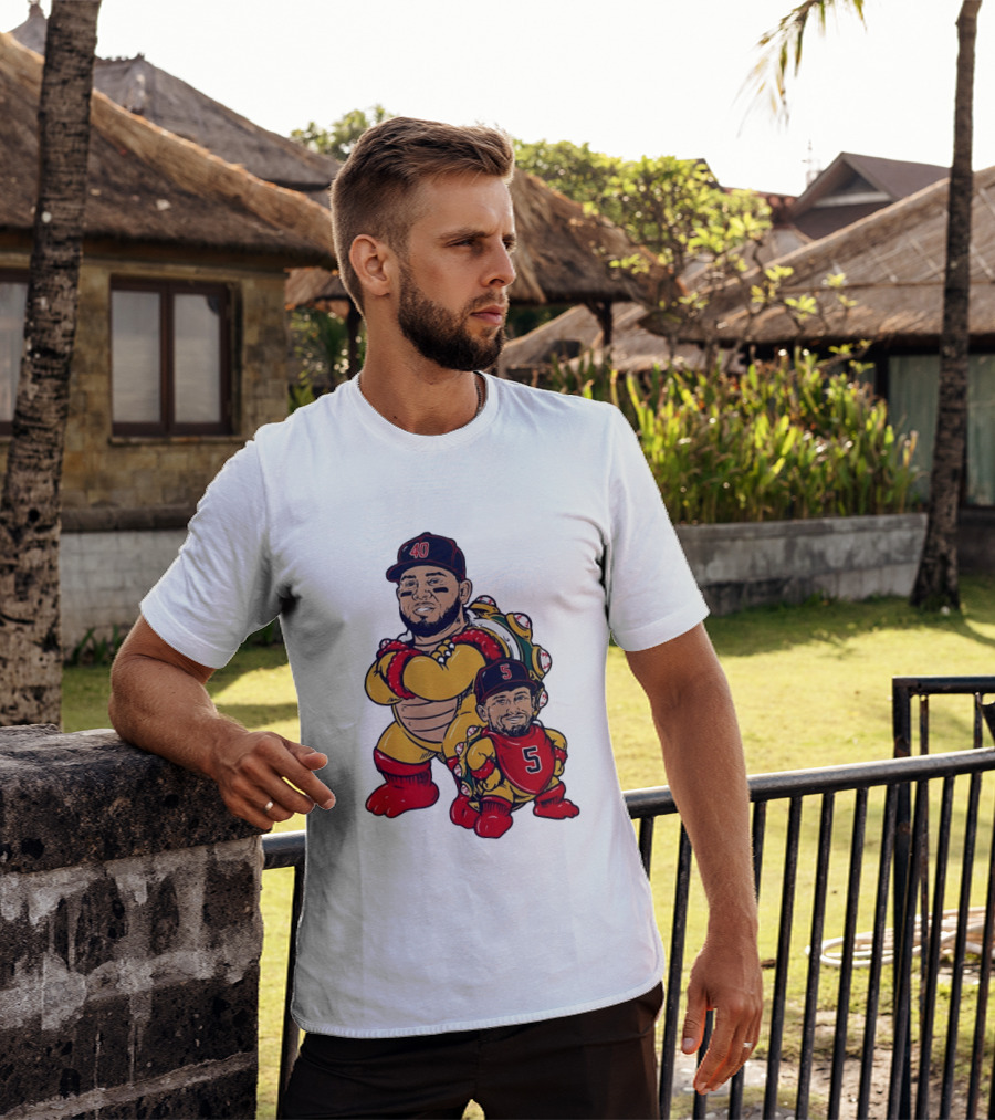 Bowser And Mini Bowser Willson Contreras Caleb Durbin Boston Red Sox T-Shirt