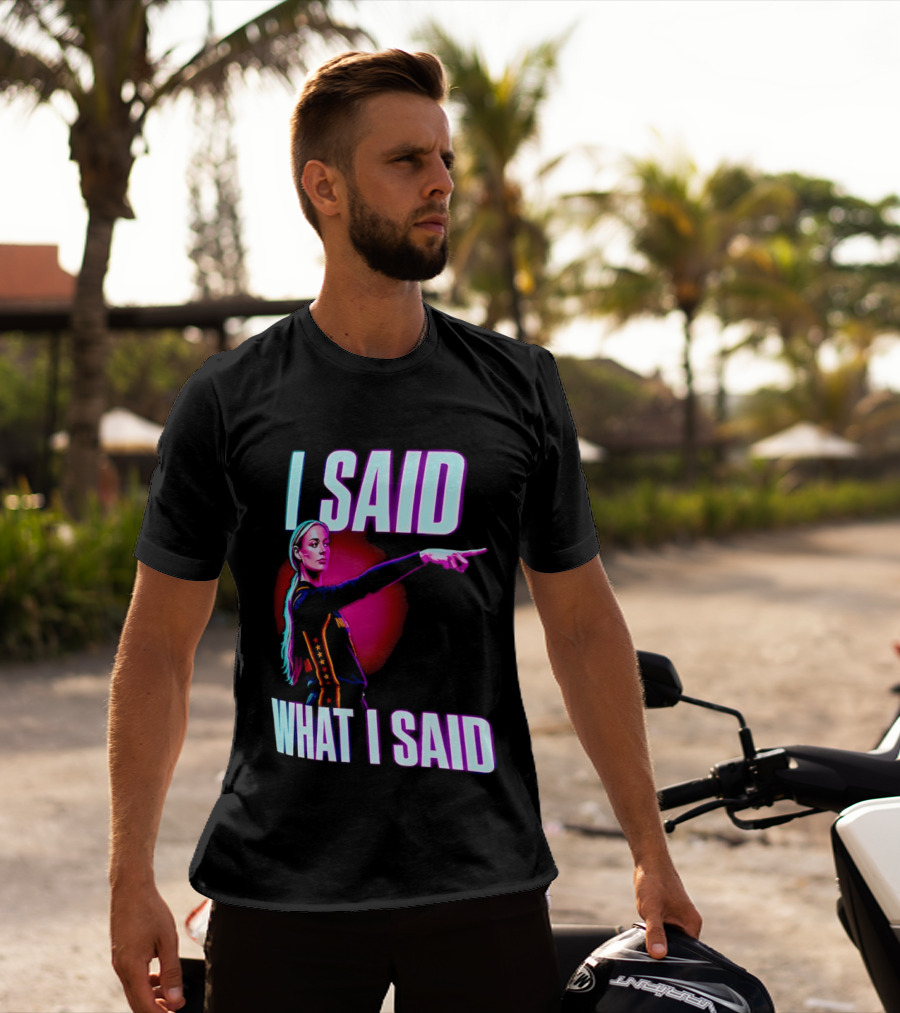 Sophie Cunningham I Said What I Said Pointing Indiana Fever WNBA Basketball T-Shirt