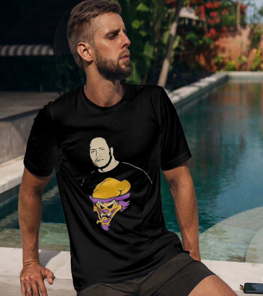 Dwayne Johnson The Rock Insane Clown Posse Collaboration T-Shirt