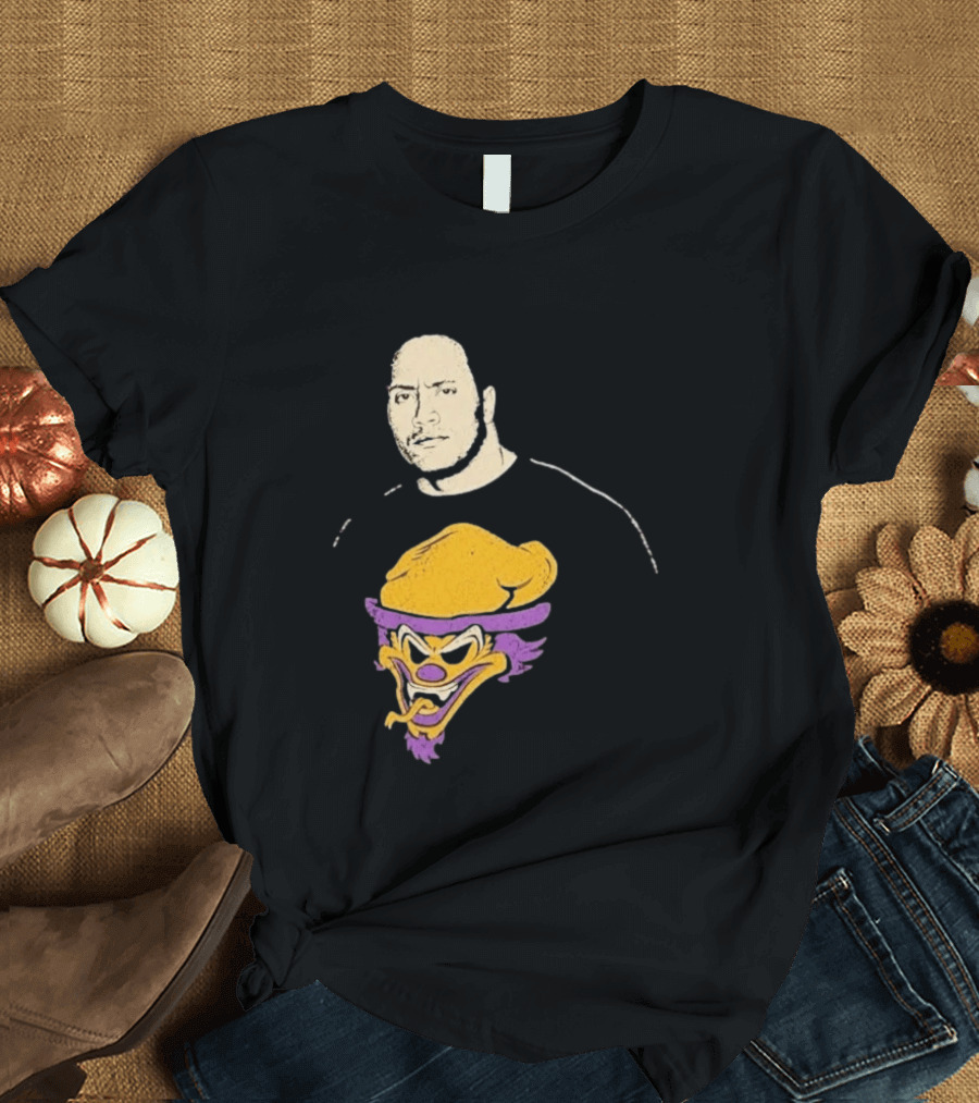 Dwayne Johnson The Rock Insane Clown Posse Collaboration T-Shirt
