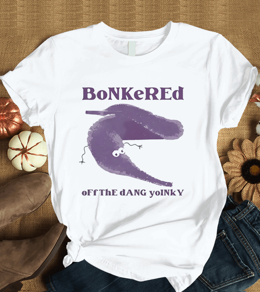 BoNKerEd OFF ThE DaNG YoINKY Worm On A String T-Shirt