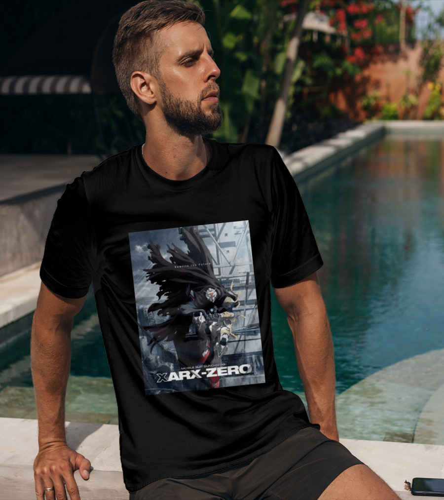 Rewrite The Future Mobile Suit Gundam RG Xarx Zero New Series T-Shirt