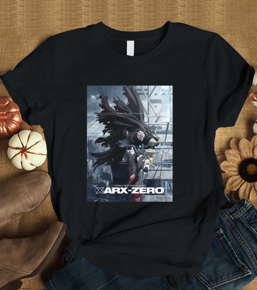 Rewrite The Future Mobile Suit Gundam RG Xarx Zero New Series T-Shirt
