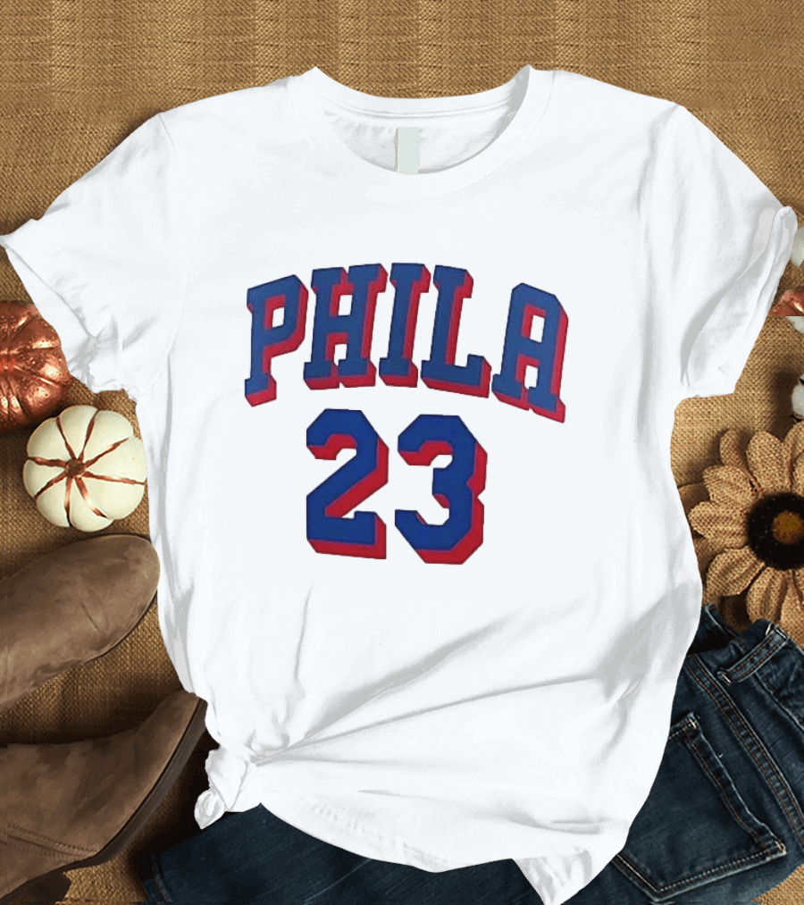 PHILA 23 LeBron James Philadelphia 76ers Youth Fast Break T-Shirt