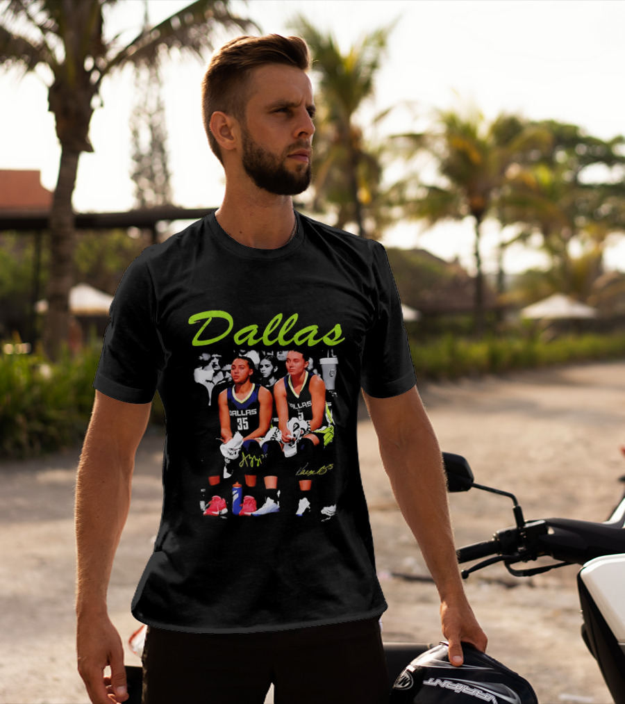 Dallas Azzi Fudd Paige Bueckers Signatures 2026 Game Day T-Shirt