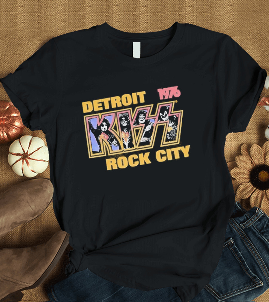 Kiss Detroit Rock City 1976 Band T-Shirt