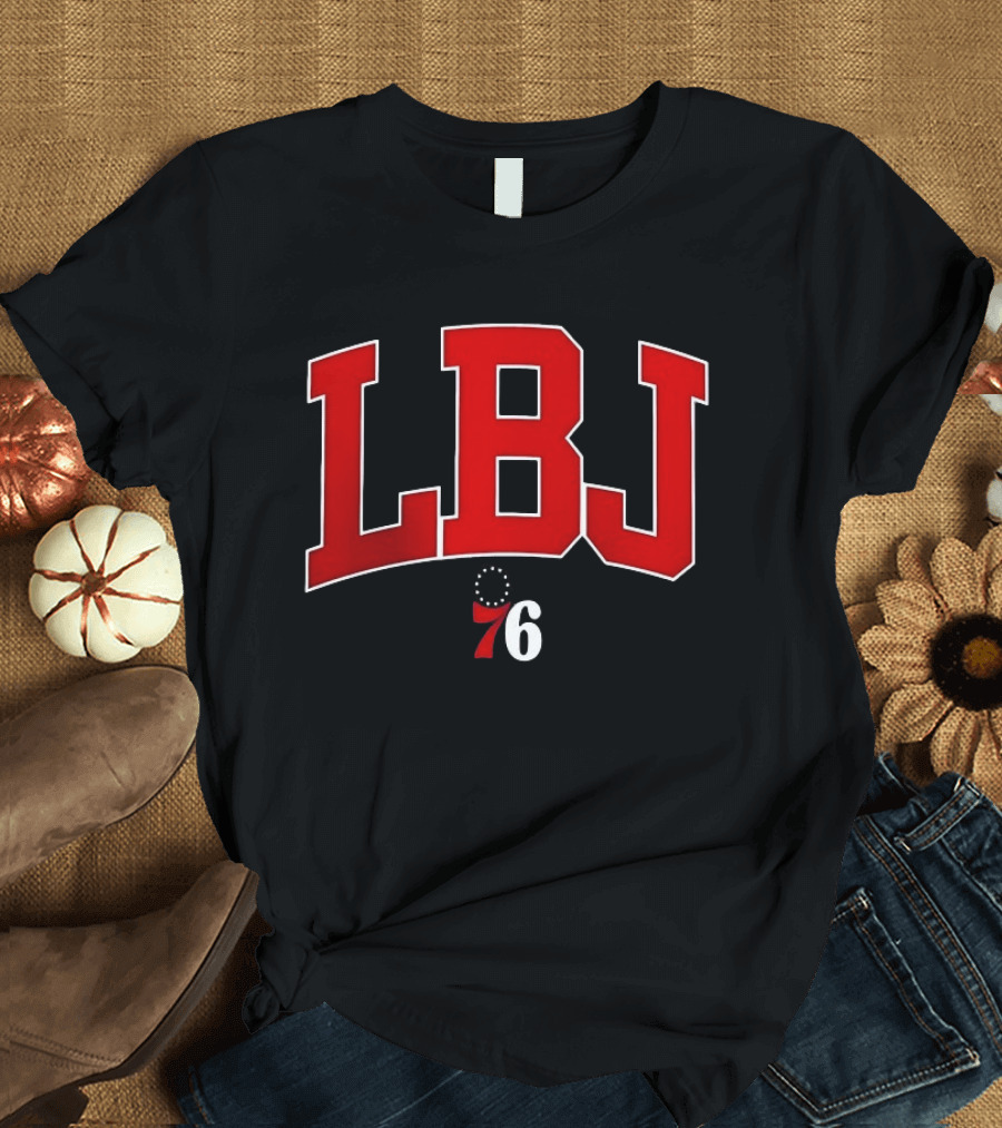LBJ Philadelphia 76ers 76 Basketball T-Shirt