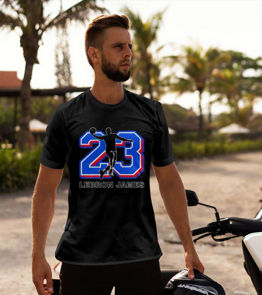 LeBron James 23 Basketball Dunk T-Shirt