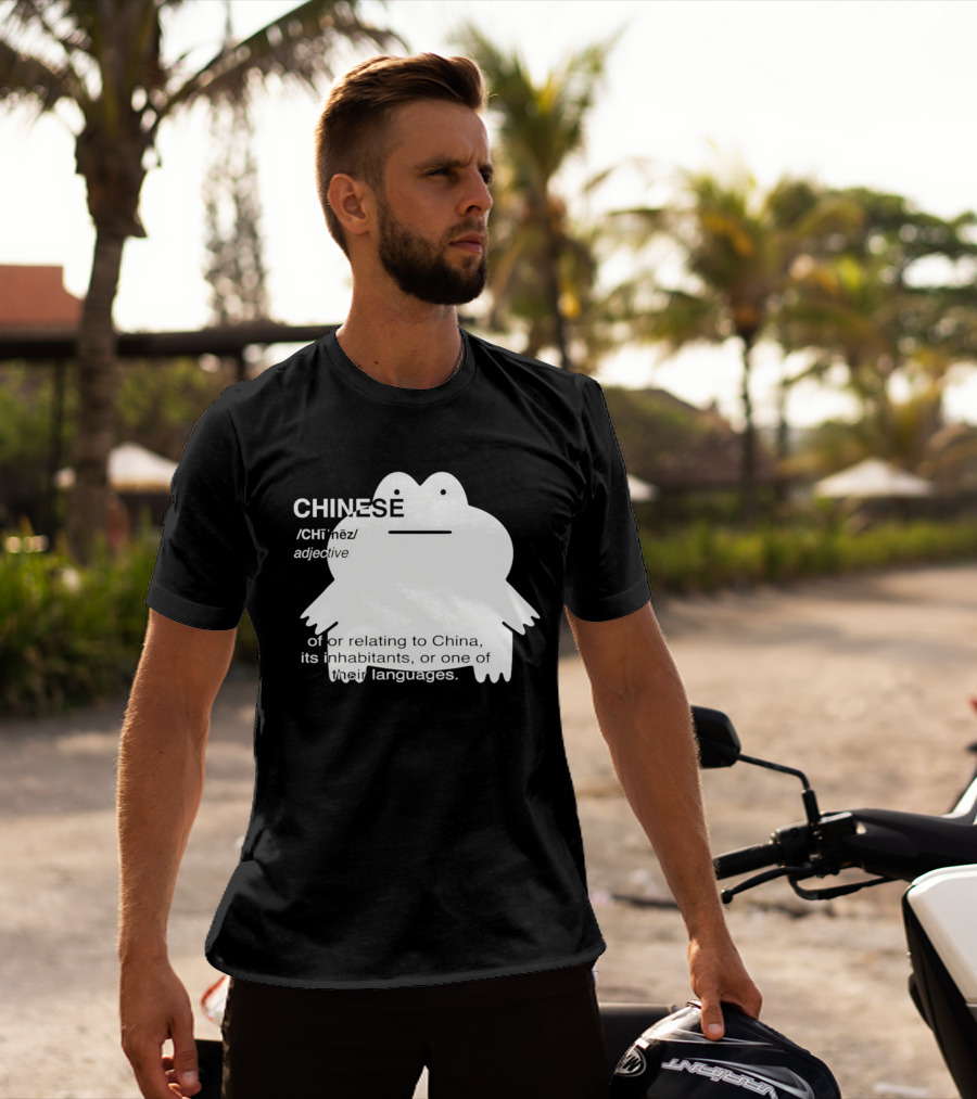 CHINESE Definition Frog Relating To China Its Inhabitants Or Their Language T-Shirt