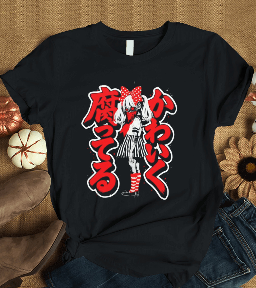 Horror Anime Manga Aesthetics Japanese T-Shirt