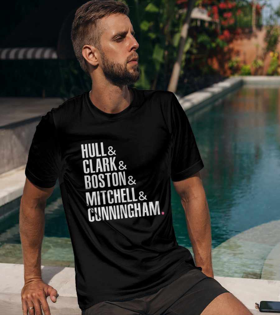 Hull Clark Boston Mitchell Cunningham Indiana Fever WNBA Basketball 2026 T-Shirt