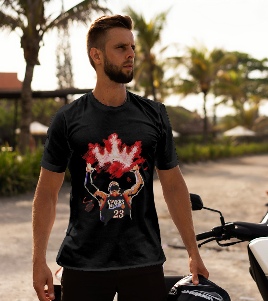 LeBron James The King Philadelphia 76ers NBA 2026 23 Jersey T-Shirt