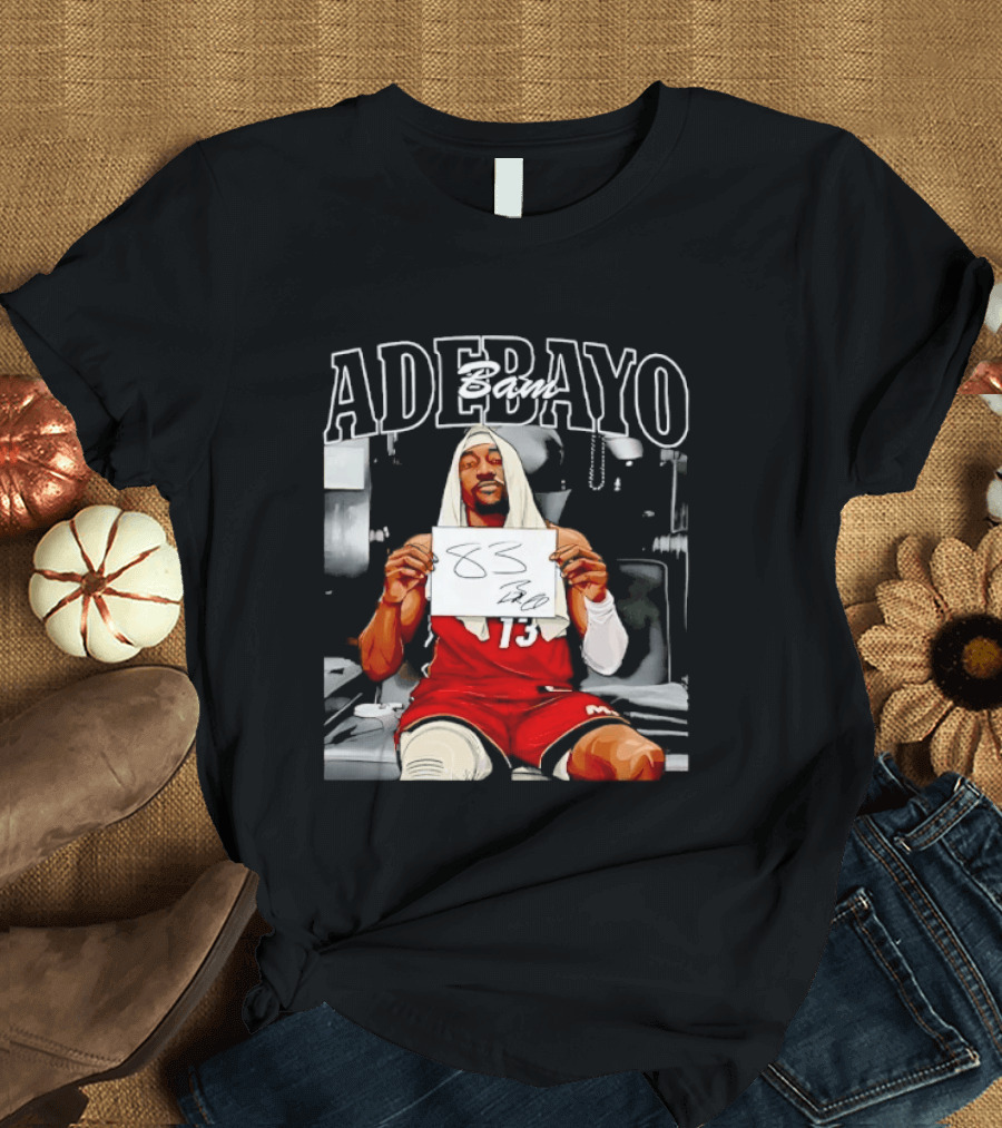 Miami Heat Bam Adebayo Number 13 83 Points T-Shirt