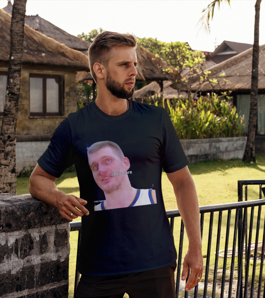 Jokic Core Nikola Jokic Free Throw Basketball T-Shirt