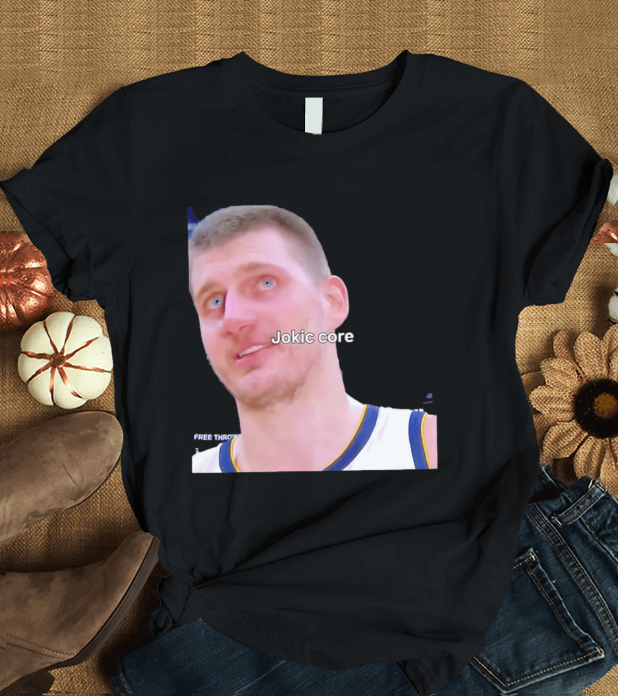 Jokic Core Nikola Jokic Free Throw Basketball T-Shirt