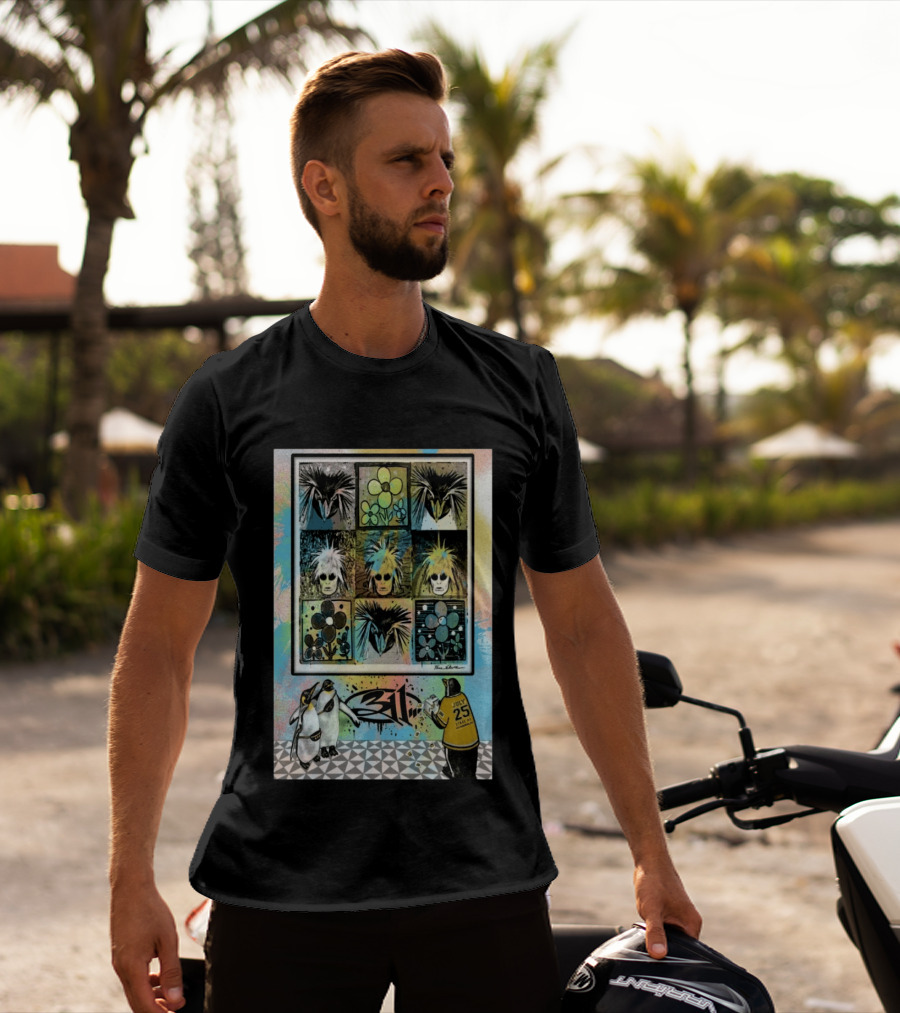 311 July 25 2026 Pittsburgh PA Penguins And Flowers By PaleoDesigns T-Shirt