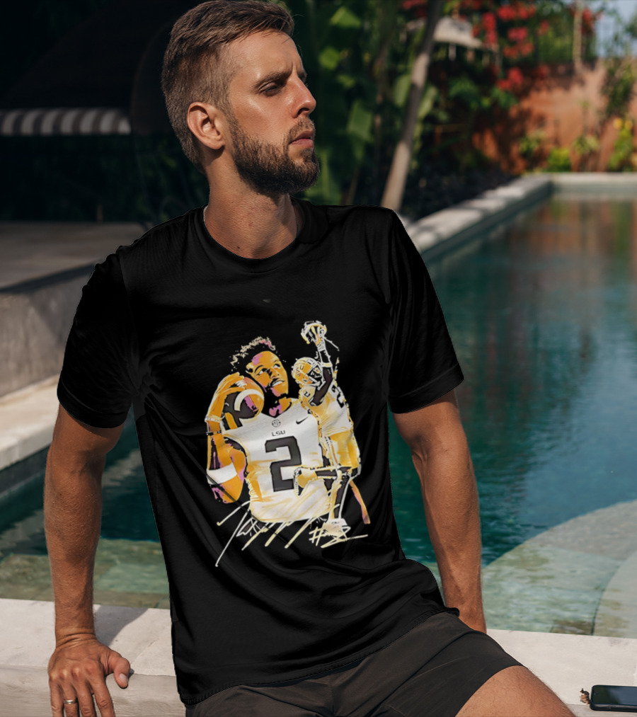 Odell Beckham Jr. LSU Tigers Football Number 2 NCAA T-Shirt