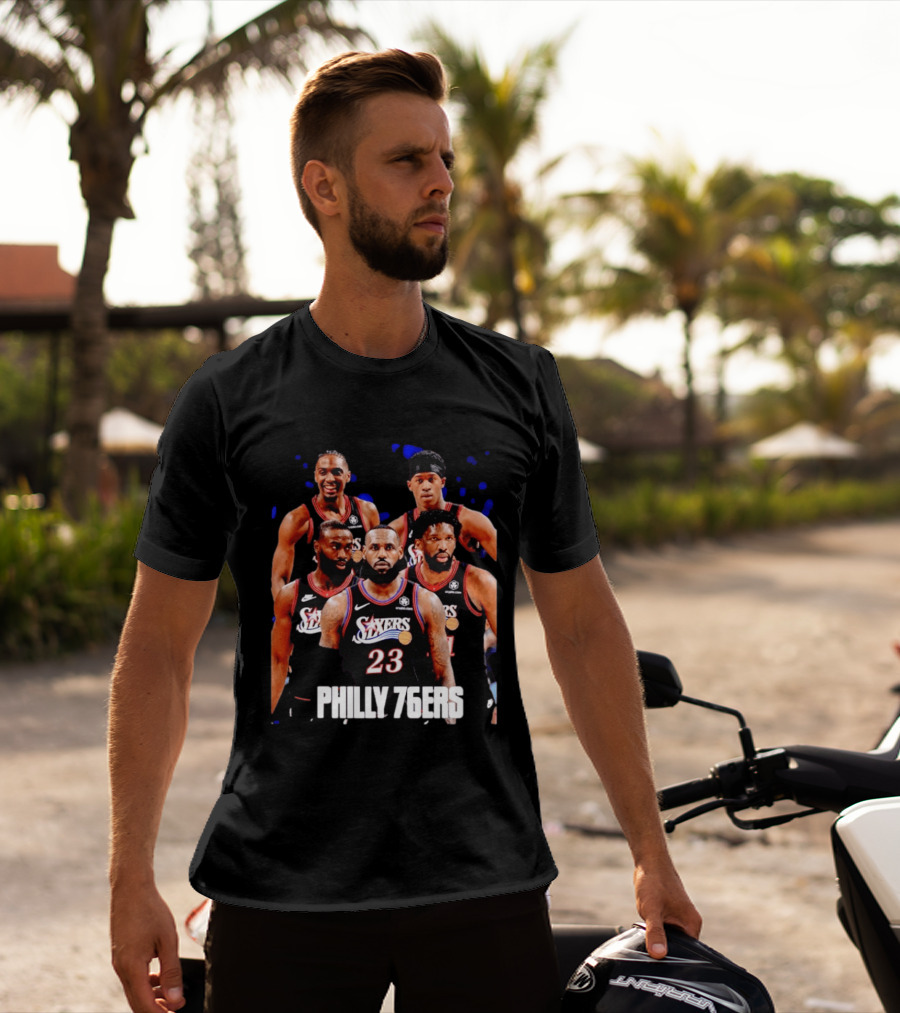 Philadelphia 76ers Big Five LeBron James Philly 76ers 23 T-Shirt