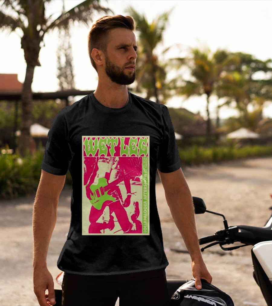 Wet Leg July 29 2026 Lollapalooza Aftershow Vic Theatre Chicago IL T-Shirt