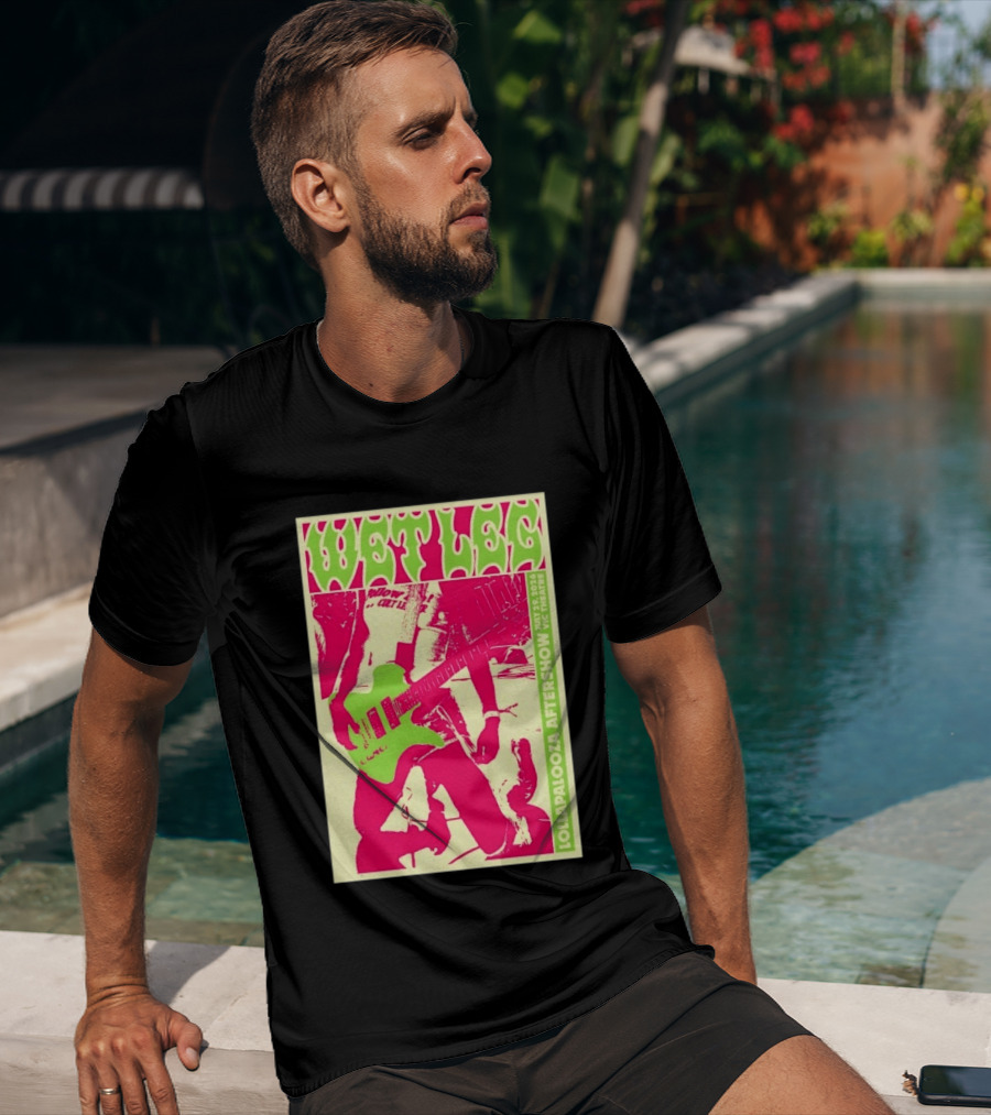 Wet Leg July 29 2026 Lollapalooza Aftershow Vic Theatre Chicago IL T-Shirt