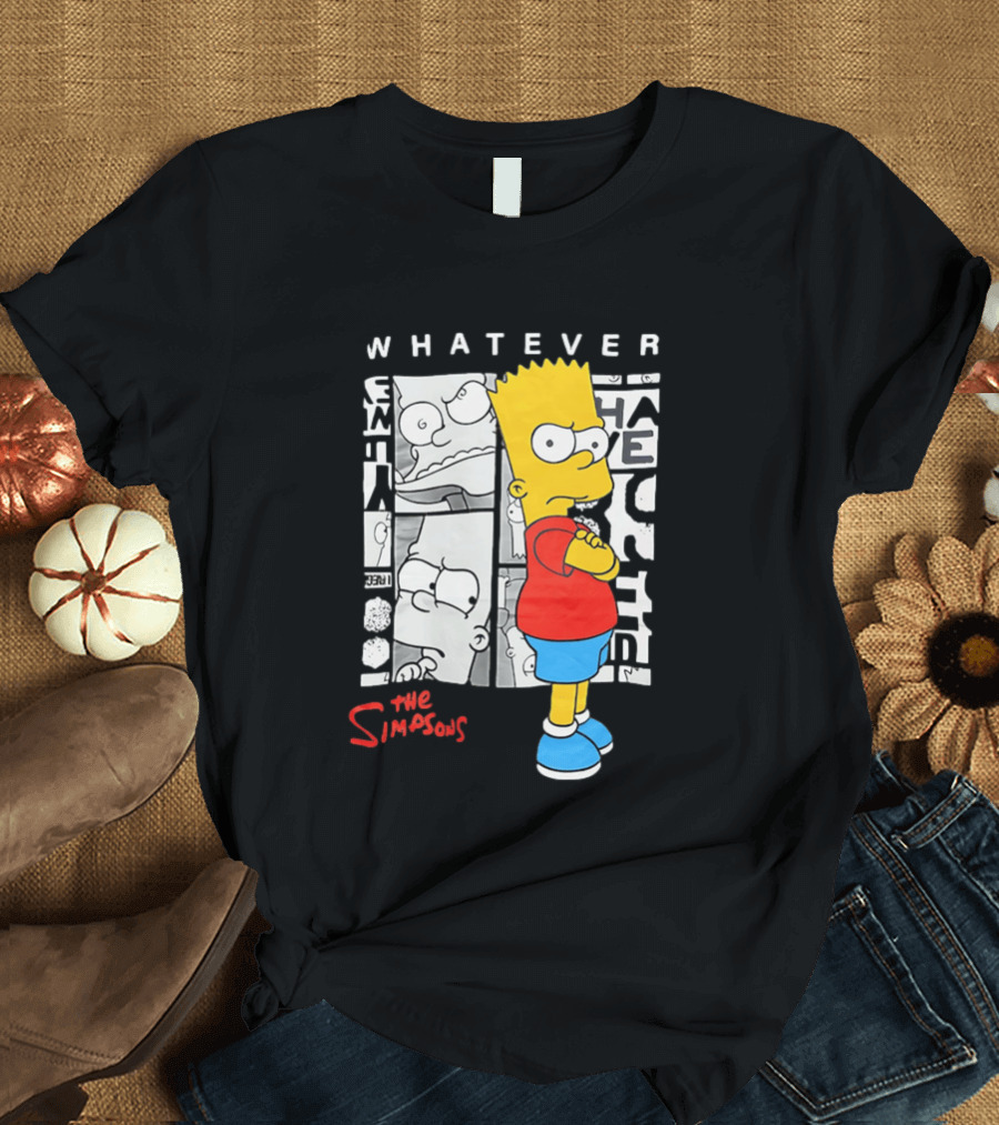 Whatever The Simpsons Bart Simpson Attitude T-Shirt