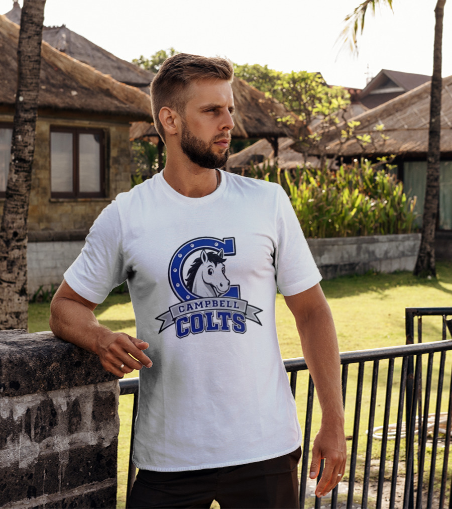 Campbell Colts Athletic Horse T-Shirt