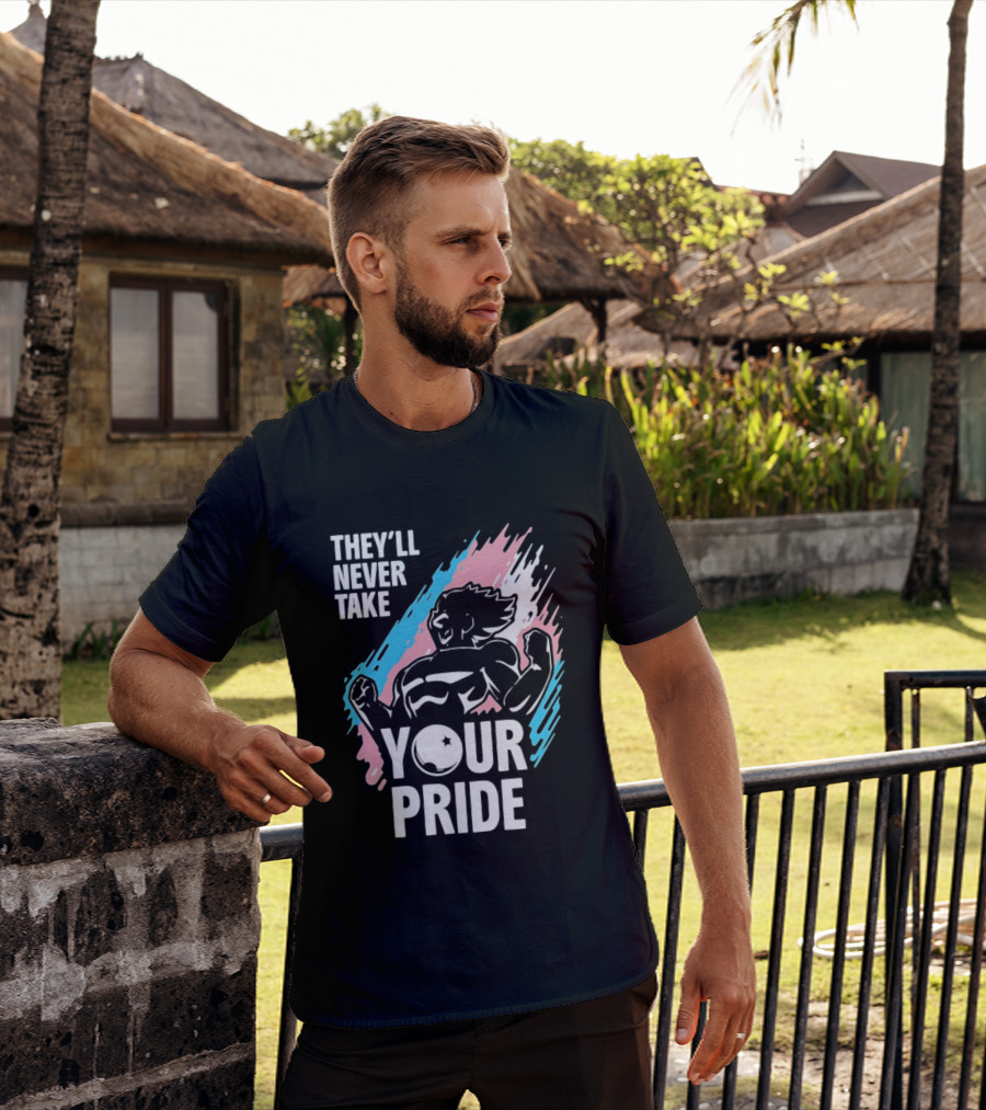 They'll Never Take Your Pride LGBTQ Superhero T-Shirt