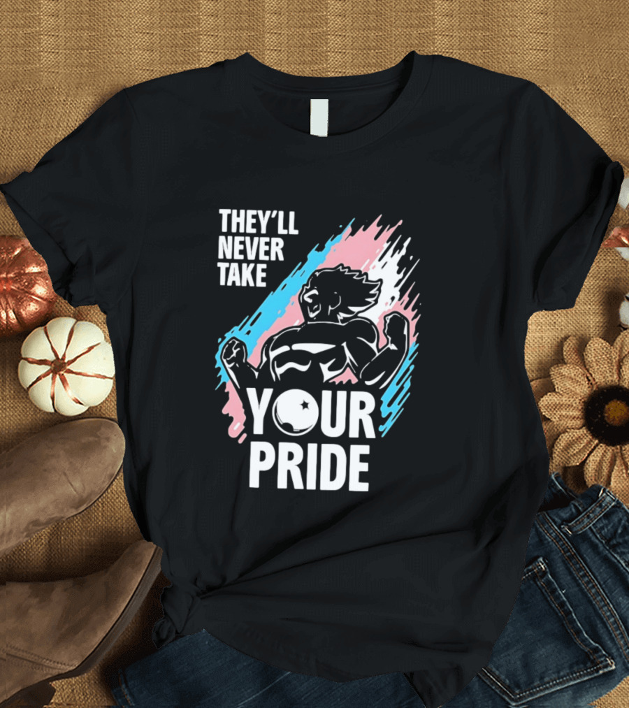 They'll Never Take Your Pride LGBTQ Superhero T-Shirt