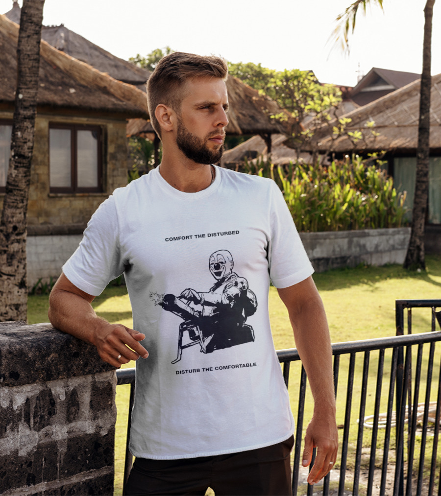 Comfort The Disturbed Disturb The Comfortable Clown With Chaotic Cannon T-Shirt