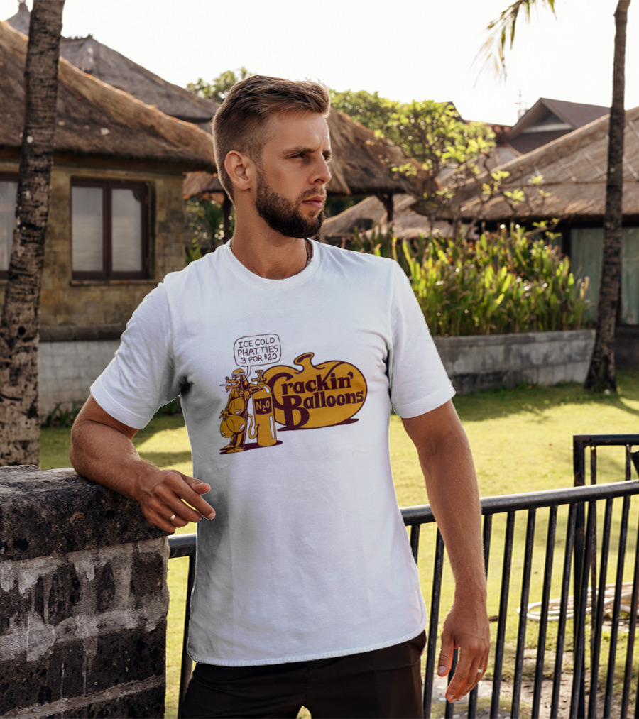 Cracker Barrel Crackin' Balloons Ice Cold Phatties N2O 3 For $20 T-Shirt
