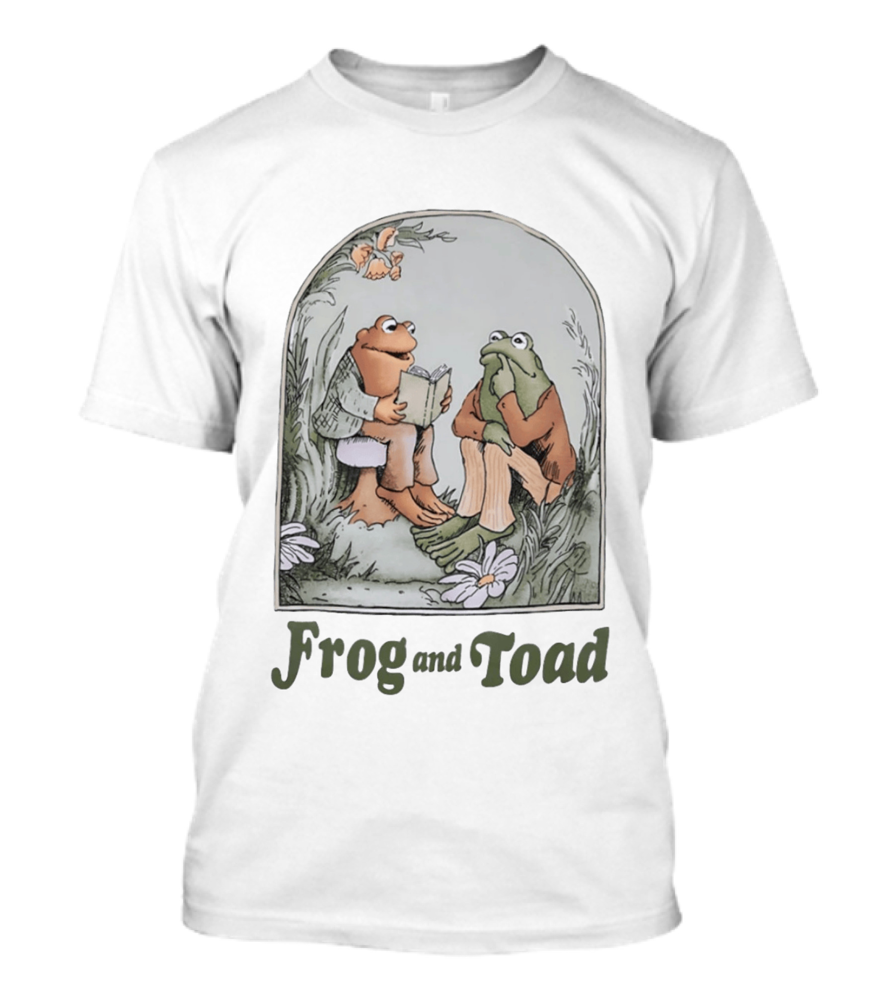 Frog And Toad Reading Together T-Shirt