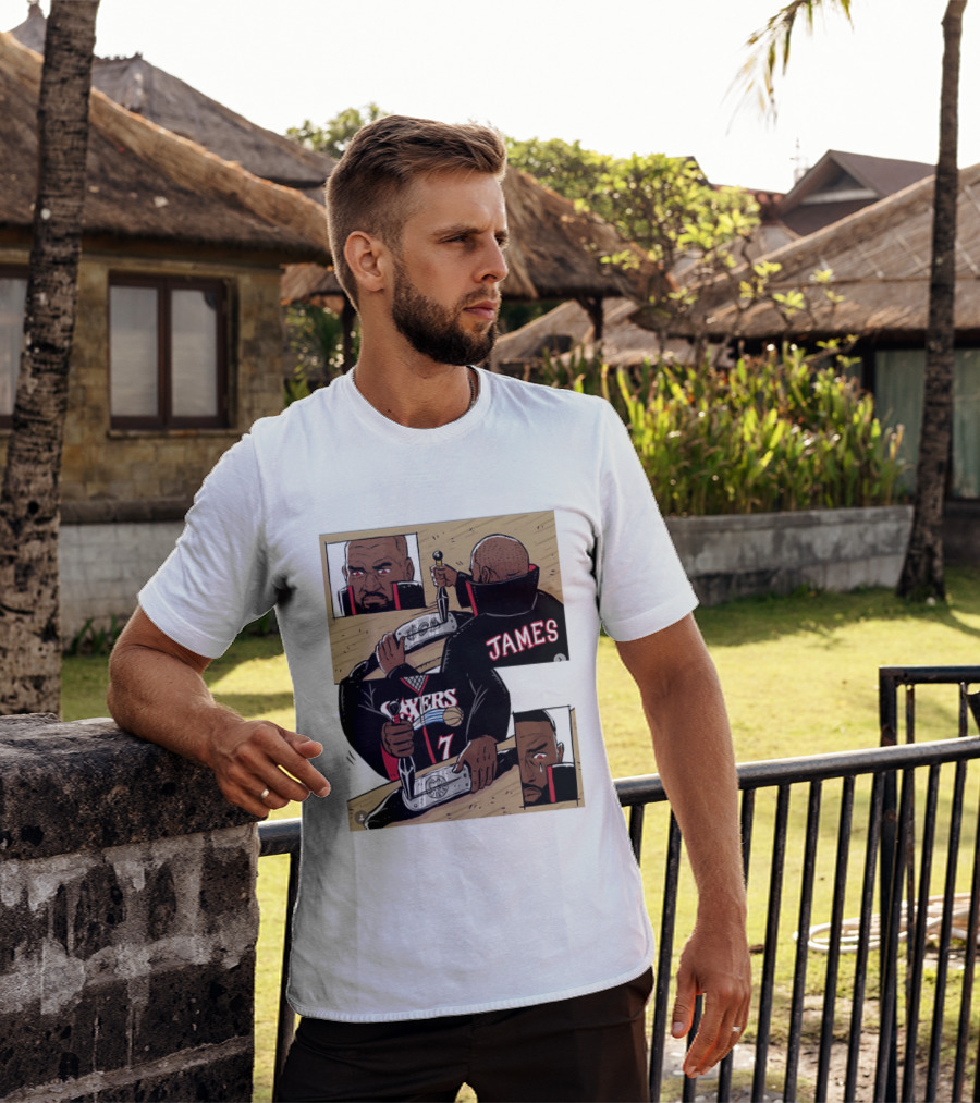 James Sixers 17 Basketball Comic T-Shirt