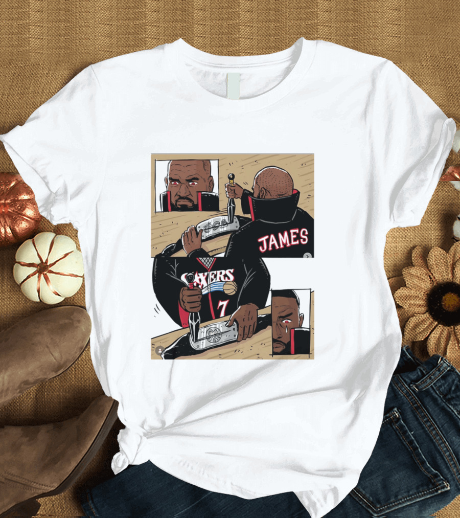 James Sixers 17 Basketball Comic T-Shirt