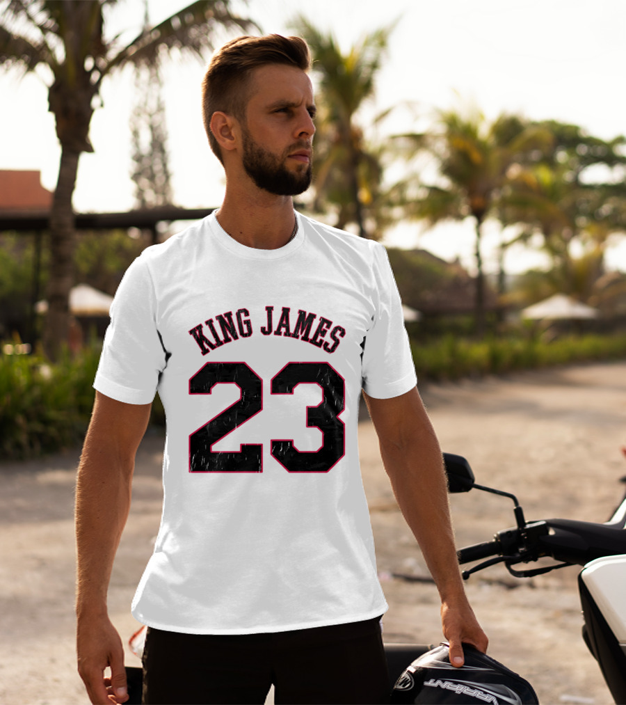 King James 23 Retro Basketball T-Shirt