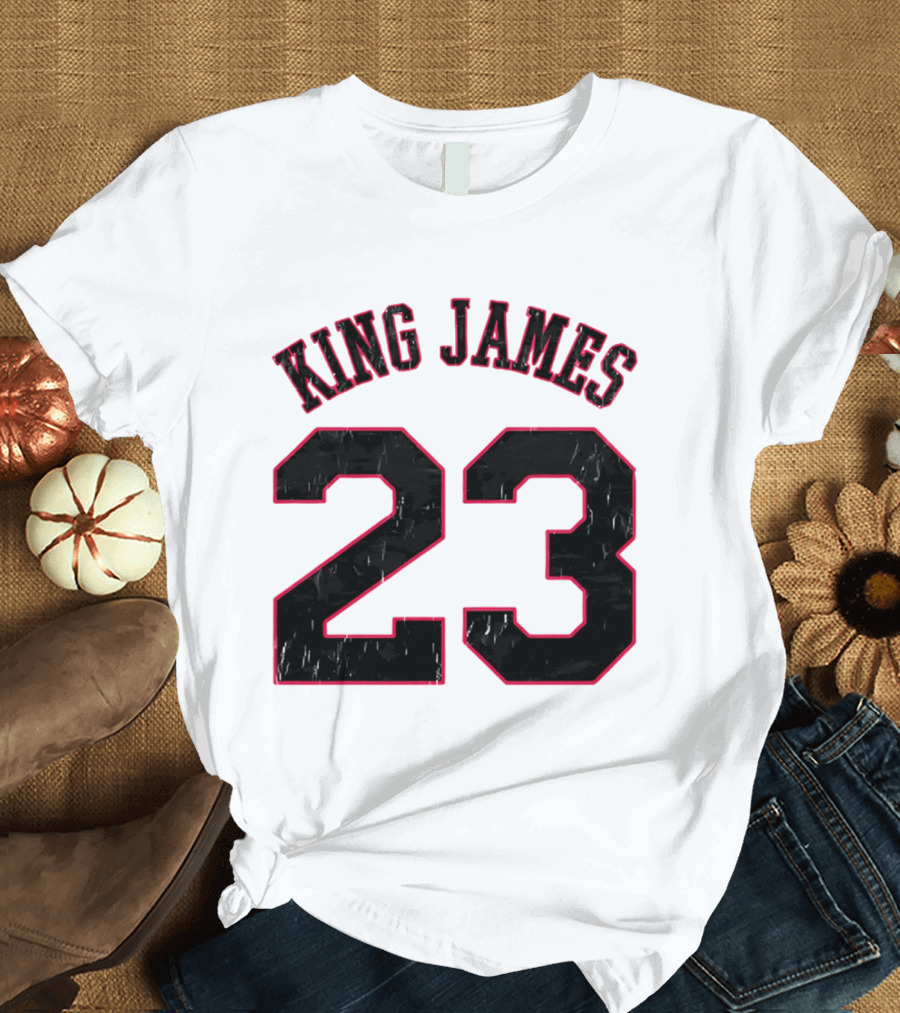 King James 23 Retro Basketball T-Shirt