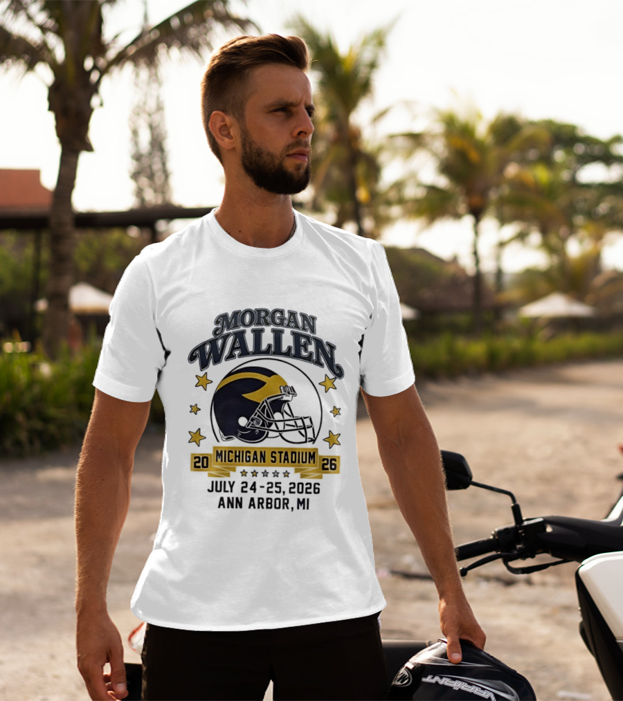 Morgan Wallen Michigan Stadium 2026 Ann Arbor July 24 25 T-Shirt