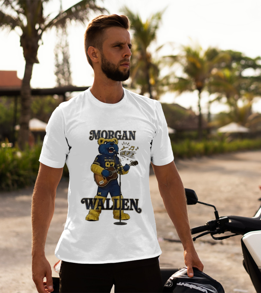 Michigan 97 Football Mascot Morgan Wallen Still The Problem Tour 2026 T-Shirt