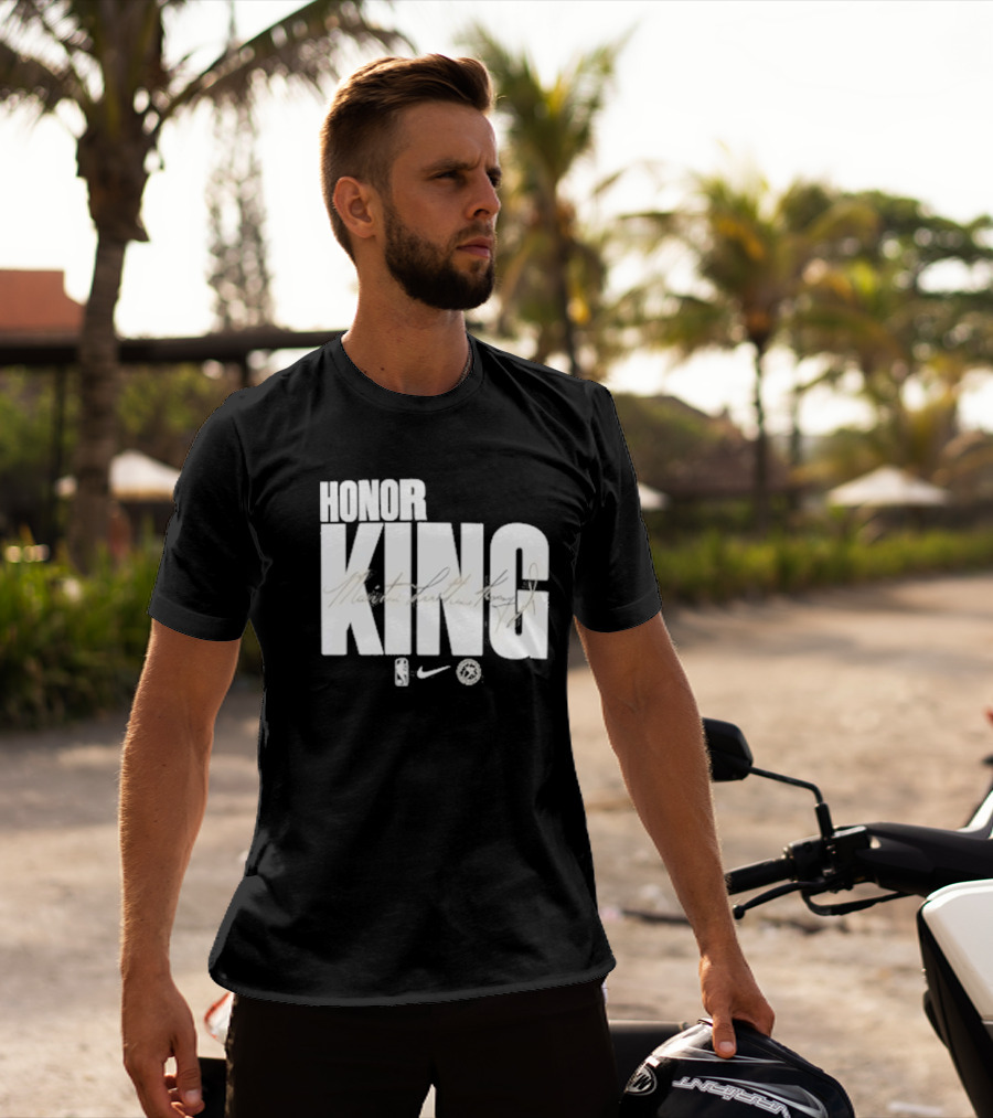 Anthony Edwards NBA Philadelphia 76ers Honor King Martin Luther King Jr Team Issued T-Shirt