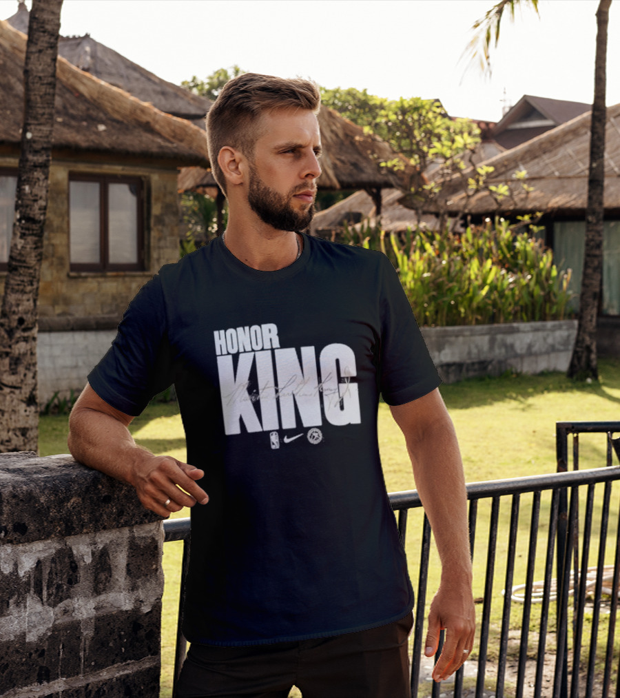 Anthony Edwards NBA Philadelphia 76ers Honor King Martin Luther King Jr Team Issued T-Shirt
