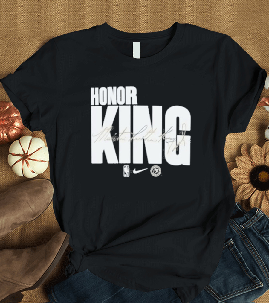 Anthony Edwards NBA Philadelphia 76ers Honor King Martin Luther King Jr Team Issued T-Shirt