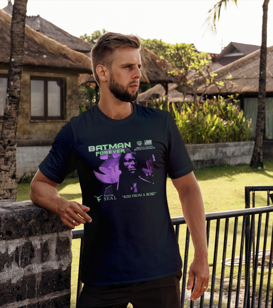 Batman Forever Original Motion Picture Soundtrack Kiss From A Rose Featuring Seal T-Shirt