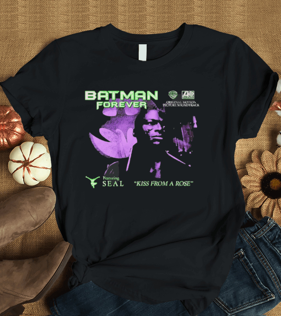Batman Forever Original Motion Picture Soundtrack Kiss From A Rose Featuring Seal T-Shirt