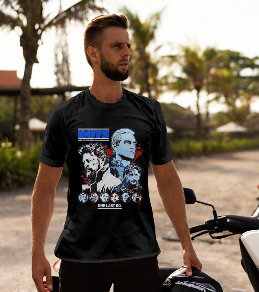 The Boys Billy Butcher Homelander Soldier Boy One Last Go T-Shirt