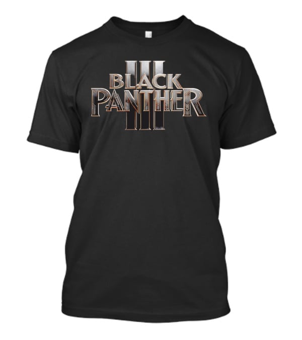 Black Panther III Metal Aesthetic Marvel Cinematic Universe T-Shirt