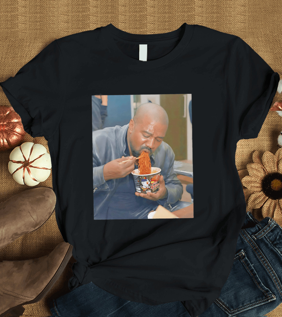 Buldak Bokkeum Myeon Kanye West Noodle Cup Spicy Challenge T-Shirt