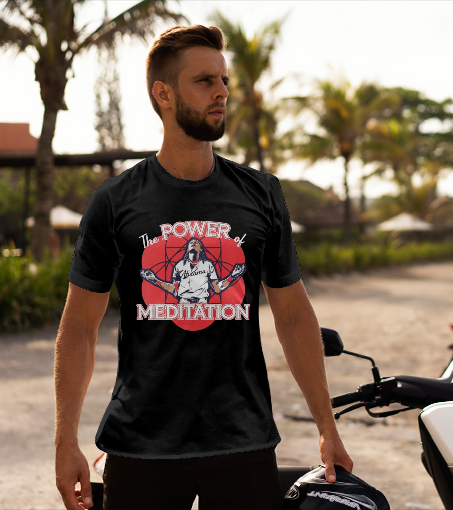 The Power Of Meditation CJ Abrams Washington Nationals T-Shirt